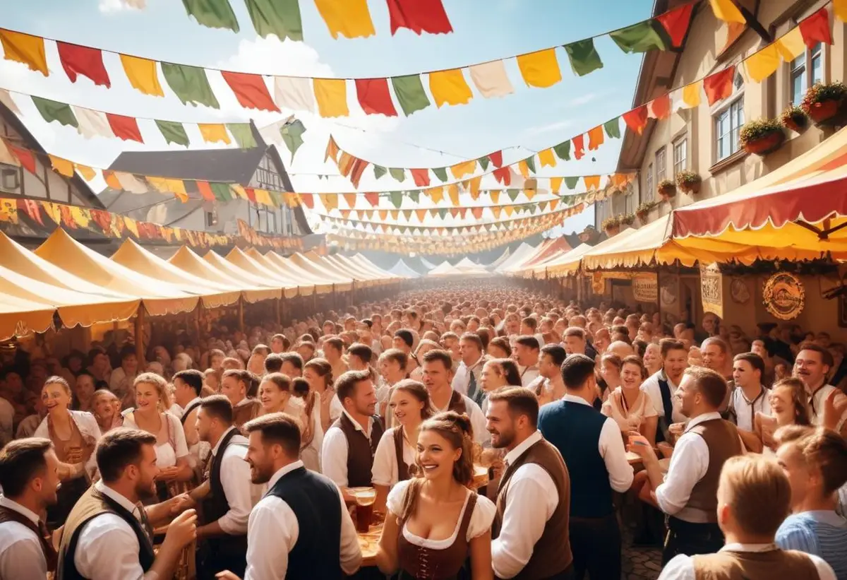 Roliga oktoberfest lekar som får festen att lyfta! illustration